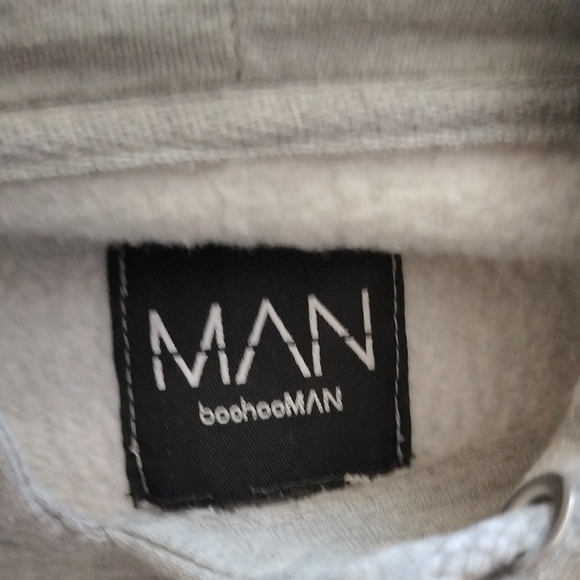 Boohoo Gray Hoodie Jacket - Picture 14 of 16